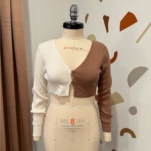 Wild Fable color block cardigan